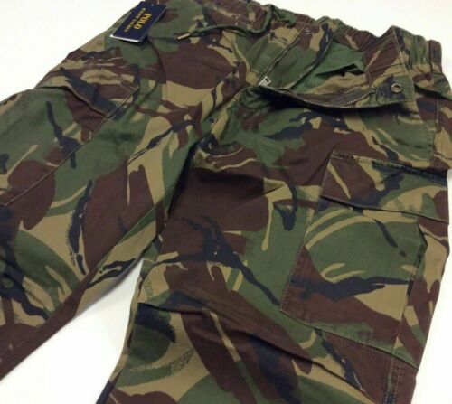 Polo Ralph Lauren B&T militaire armée chasse camouflage champ de cargaison pantalon mince extensible - Photo 1 sur 12