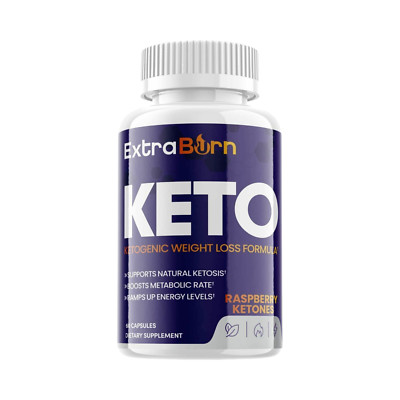 Extra Burn Keto Pills, Advanced Formula Weight Loss - 60 Capsules