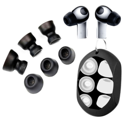 7PCS Memory Foam Ear Tips for HUAWEI Freebuds Pro Eartips VIVO TWS2 Earbuds T io