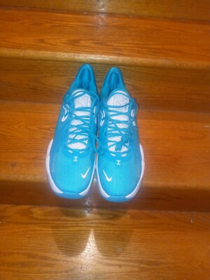 NWOB Size 13.5 Nike PG5 Sample men's Basketball Special Edition Aqua Blue