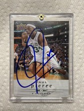 Paul Pierce AUTO 2007-08 Upper deck #13 HOF Finals MVP CELTICS 📈🔥 GEM MINT💎