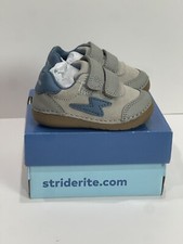 Stride Rite Sneaker 3W 3 Wide Toddler Boys Rhett Athletic Blue 6-9 Months Free