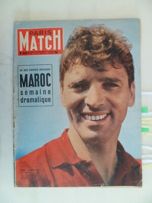PARIS MATCH NR. 330 23.07.1955 LANCASTER CHARLY GAUL DARRIEUX BLOOM GARBO COTY 