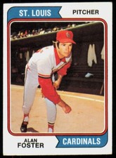 1974 Topps Base Set Alan Foster St. Louis Cardinals #442