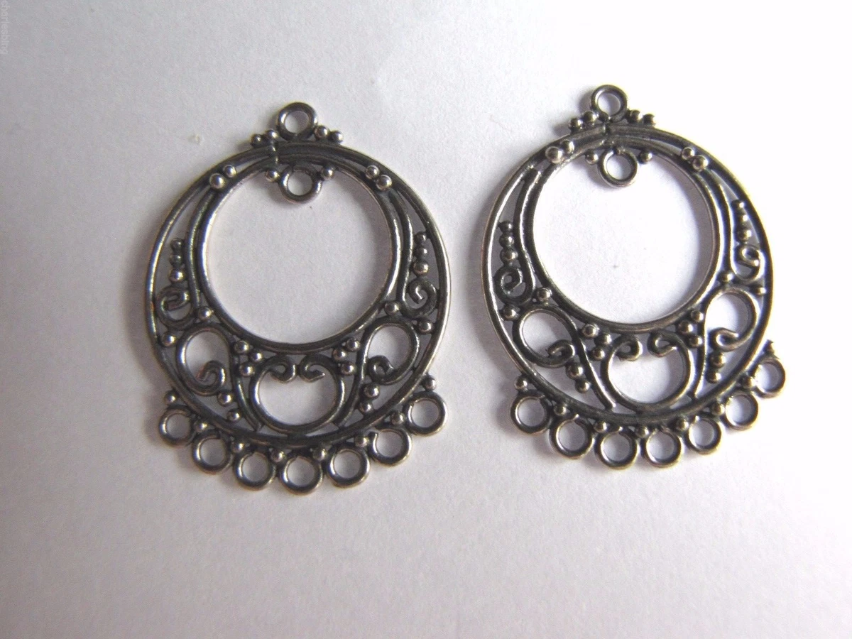 Sterling silver chandelier earring findings deals