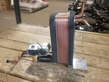 1/2 TON FLAT PLATE LIQUID HEAT EXCHANGER/COND. W/ 24V SOLENOID COIL AND VALVE