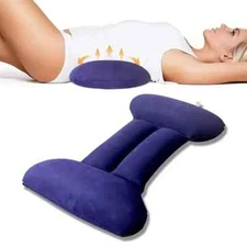Lumbar Support Pillow For Bed Lower Back Hip Pain Relief For Sleeping Inflatable