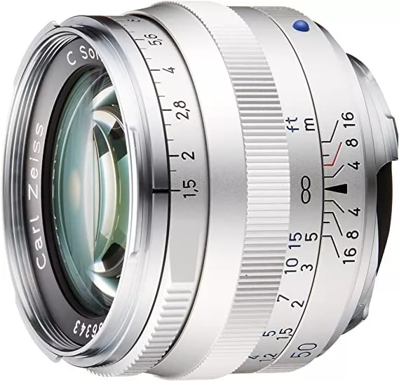 【NEW】Carl Zeiss C Sonnar T* 50mm f/1.5 ZM Lens for Leica M mount Silver
