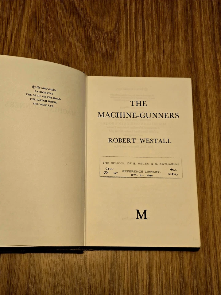 The Machine-Gunners by Robert Westall-1975 1st edition  - Image 3 of 4