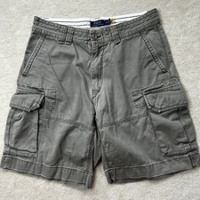 POLO Ralph Lauren Cargo Shorts Men  s 34 Baggy Loose Military