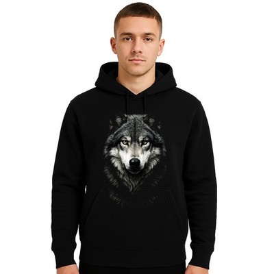 Wolf Spirit Native Wolves Tribal wild Howling Present Men's Hoodie