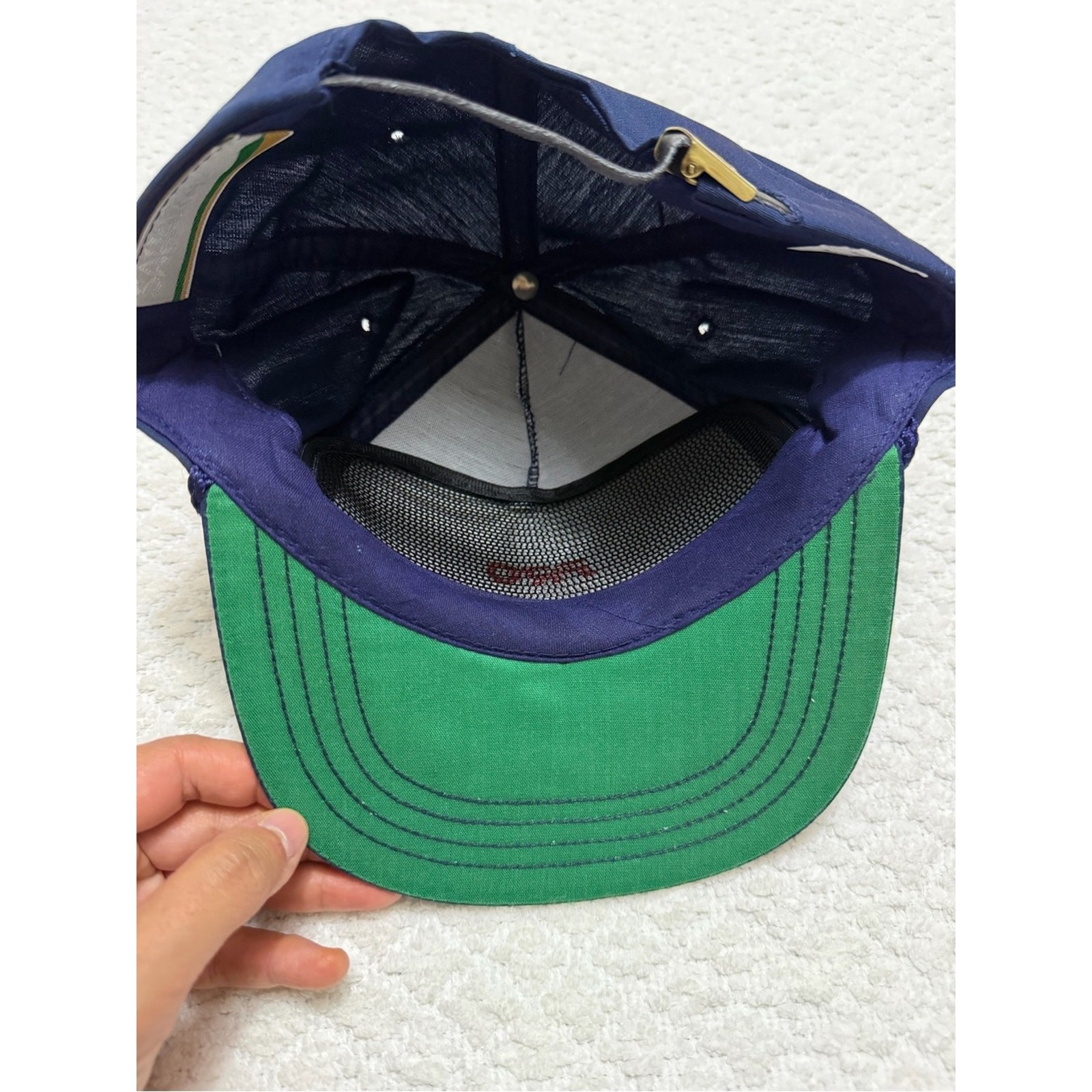 Vintage Pro Star Embroidered Blue Trucker Hat Sahara Brand image 6