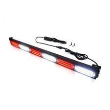 Cob Led Emergency Traffic Advisor Strobe Light Bar 21 Flashing 27 White Red