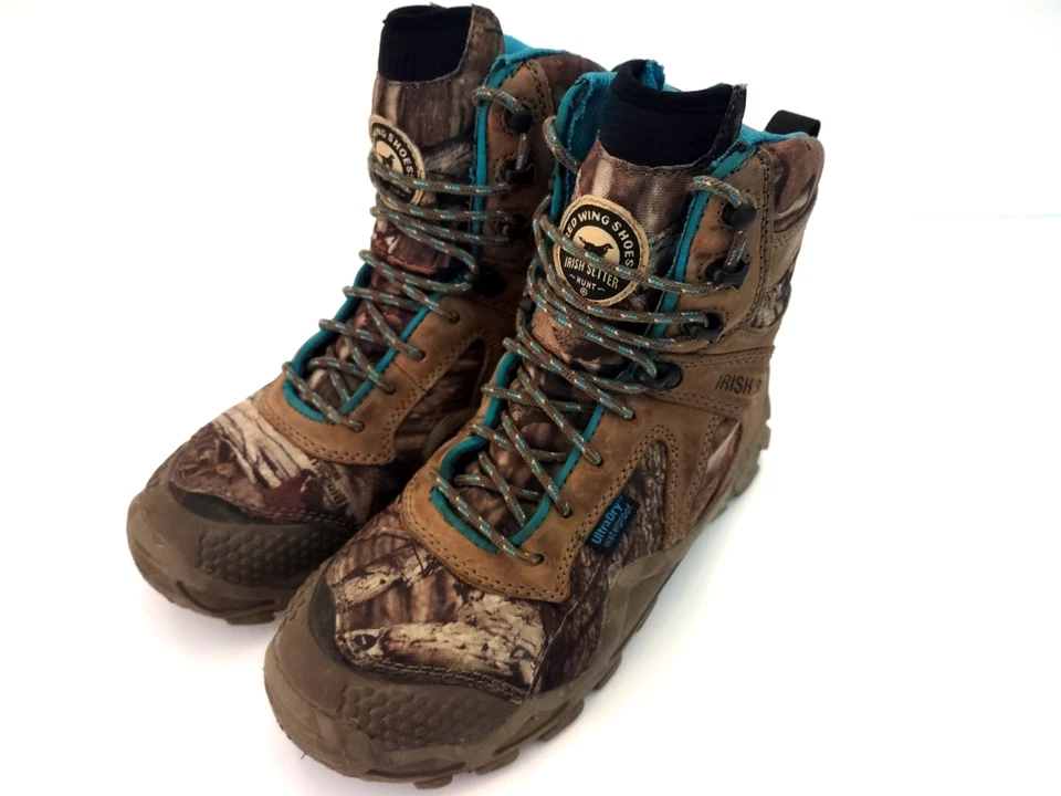 Red Wing Irish Setter Hunt 2881 Camo Hunting Hiking Boots Womens Size 6  EU 36 - Image 3 of 4