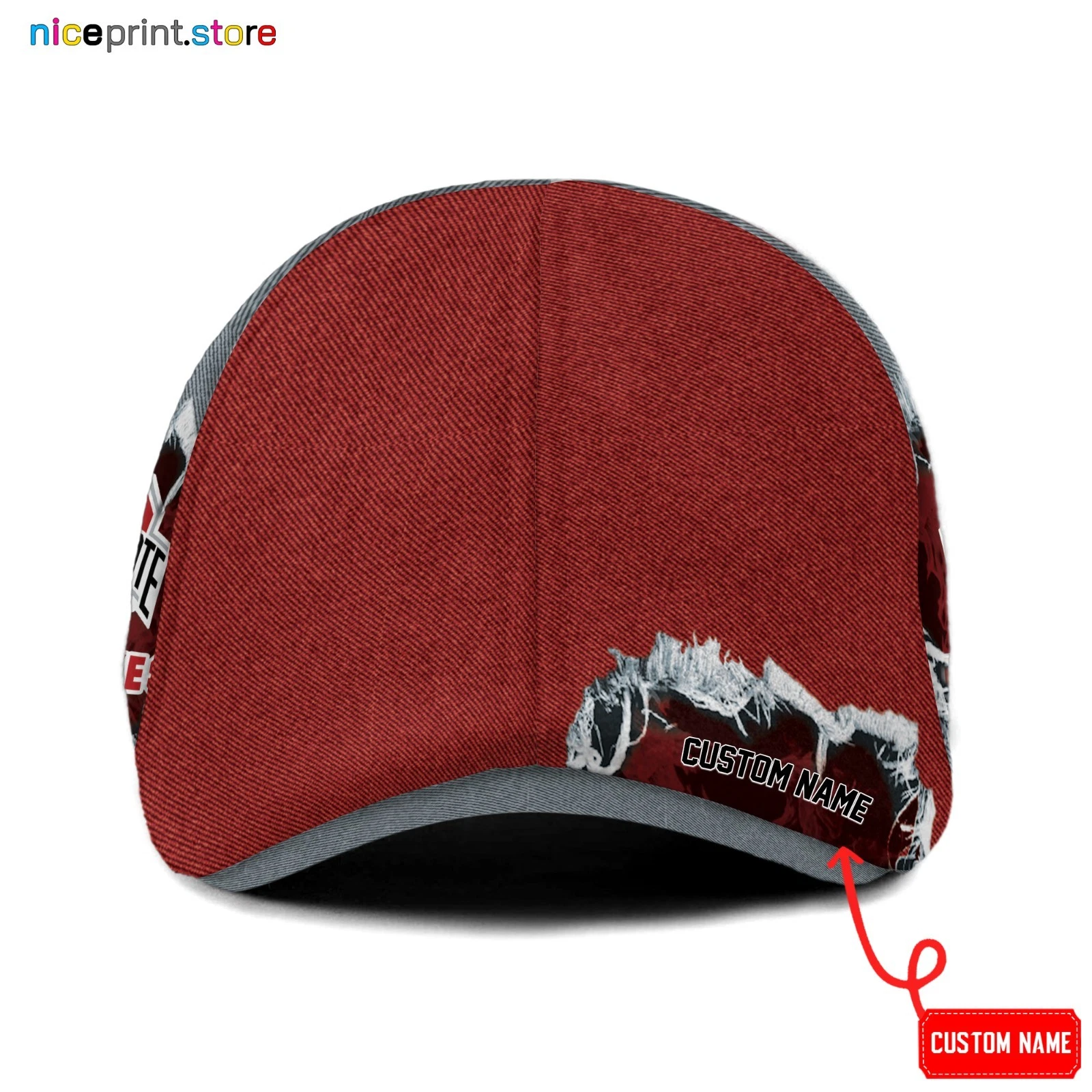 Ohio-State-Buckeyes Ivy Cap, Newsboy Cap Gift For Men