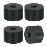 4 StüCk Gummi Unterlegscheiben 40Mm Od, Flache Beilagscheiben 12Mm Id, 25Mm Dick