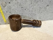 VINTAGE WOOD NUTCRACKER-HAND CRAFTED-SCREW TW...