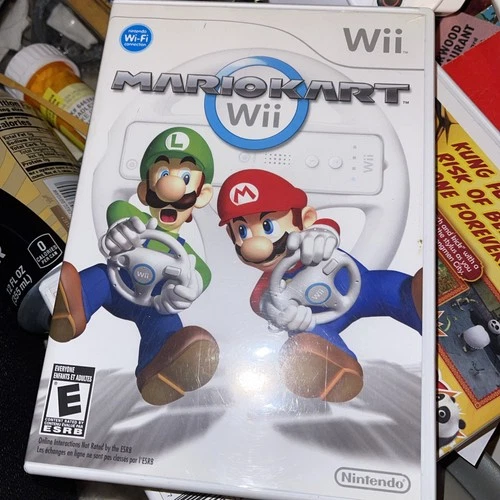 Mario Kart Wii (Nintendo Wii, Nintendo, Manual, Case, Racing, 2008)