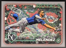 2024 Topps Holiday MJ Melendez #H89 Silver Glitter Parallel Kansas City Royals