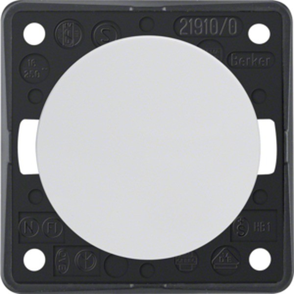 FLOW/PURE MODULE WHITE PUSHBUTTON 1X 1Z INTEGRO 936712509