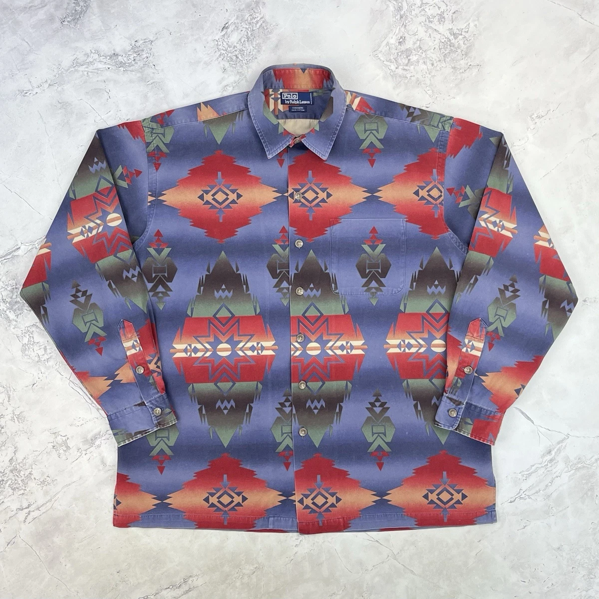 Polo Ralph Lauren Aztec Casual Button-Down Shirts for Men for sale Polo Ralph Lauren Aztec Casual Button-Down Shirts for Men for sale