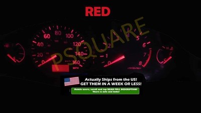 Speedometer LED Dash Bulb Kit Red For 2001 2003 Nissan Maxima