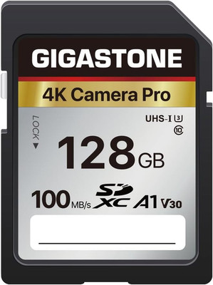 【5-Years Data Recovery】 128GB SD Card, 4K Camera Pro, A1 V30 SDXC Memory Card 4K