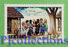 A3148- SENEGAL 1987 RURAL TOURISM Fr. 140 MNG NO GUM