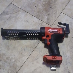 Bauer 20V Lithium-Ion Cordless Caulking/Sealant Gun, Red/Black