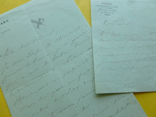 Hippolyte DE VILLEMESSANT (1810 1879) Directeur LE FIGARO 2x AUTOGRAPHE