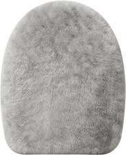 Microfiber Toilet Lid Cover Soft, Absorbent Machine-Washable Seat Cover Fits