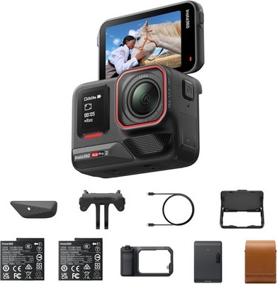 G Insta360 Ace Pro 2 Flash Print Bundle Actioncam Outdoor Wasserdicht