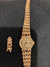 Rolex Women's Watch Vintage Cocktail 14k Yellow Gold 282 Manual Wind Petite 15mm