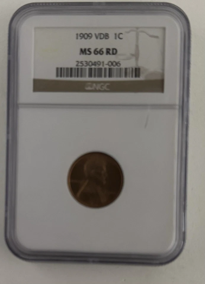 1909 VDB 1 Cent MS 66 Red (NGC) - Image 3 of 4