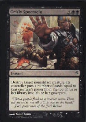 Grisly Spectacle - Duel Decks: Jace vs. Vraska: #75, MTG Nm C261