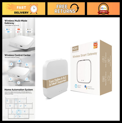 ZigBee Bluetooth Mesh Smart Home Hub Bridge, Tuya Wireless Gateway for Smart Lif