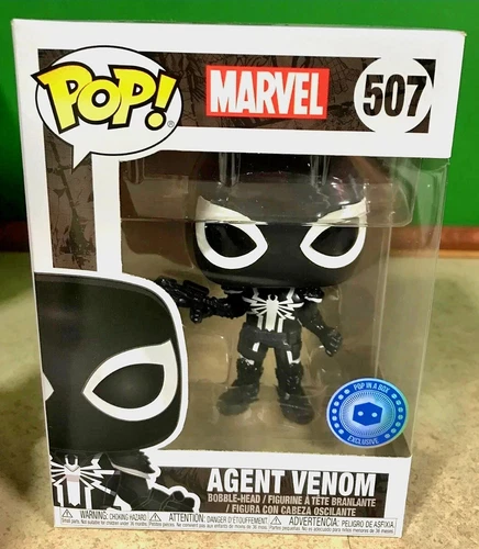 Funko Pop! Marvel Agent: VENOM (Pop In a Box) #507 (Con Protector)