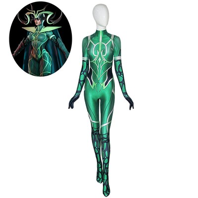 Hela Costume Marvel Ultimate Alliance 3: The Black Order Cosplay Bodysuit