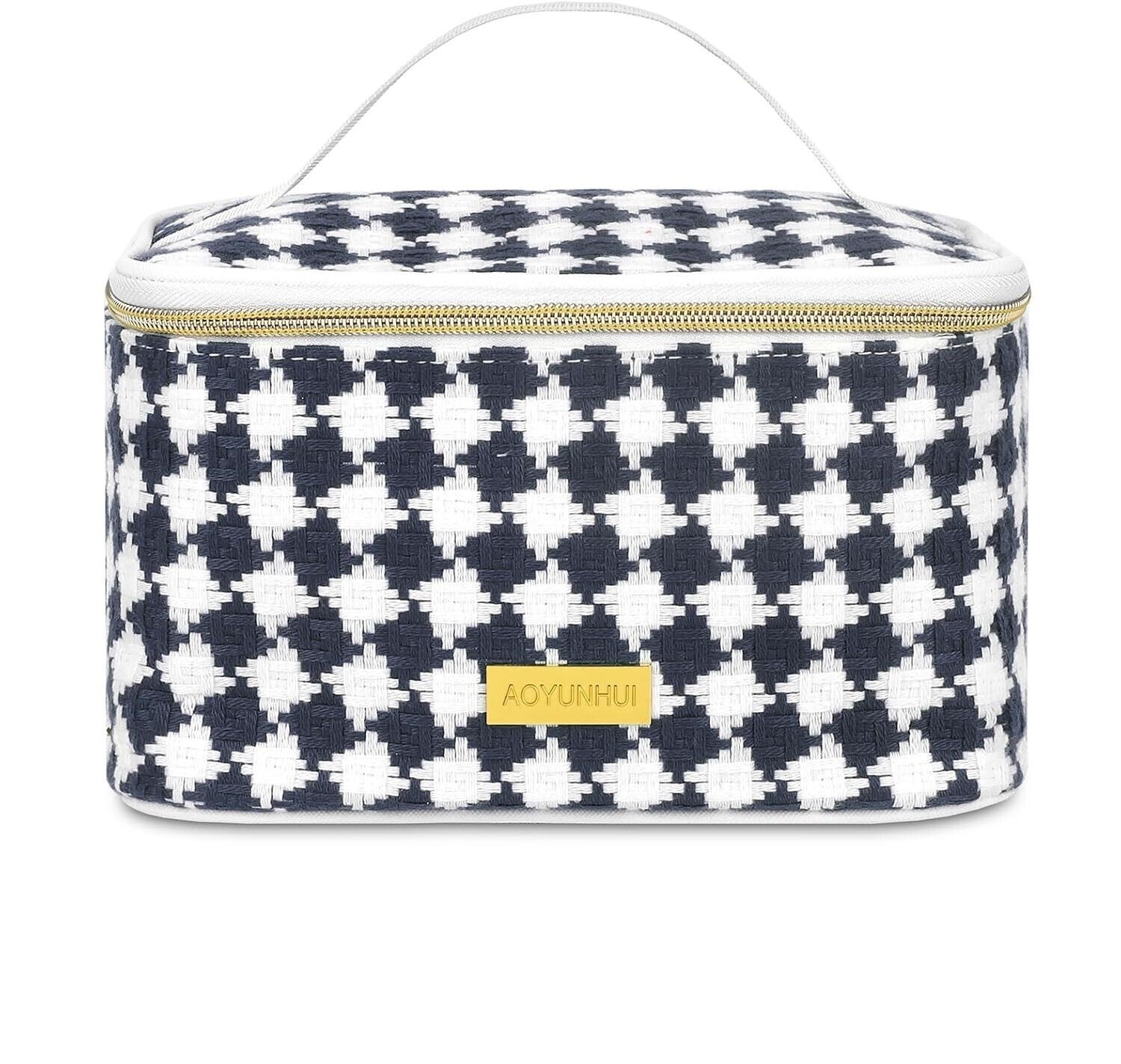 Portable Large Capacity Makeup Bag with Handle for Travel-image