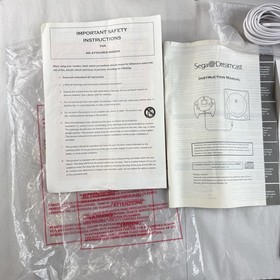 Sega Dreamcast Original Box W/ Manuals NO CONSOLE INCLUDED