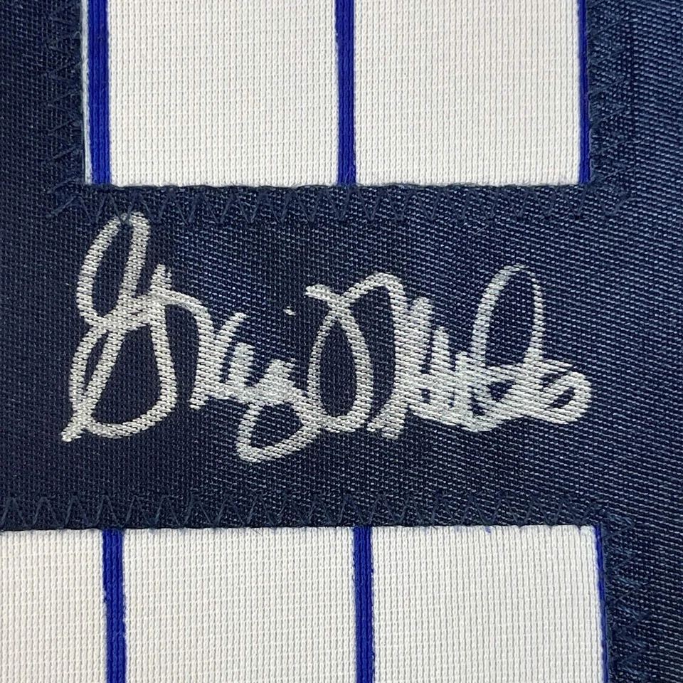 FRAMED Autographed/Signed GRAIG NETTLES 33x42 Yankees Pinstripe Jersey JSA COA - Image 2 of 2