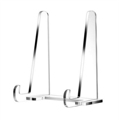 Clear Display Easel 5.9In Acrylics Easel Stand Photo Stand Plate Display Stand