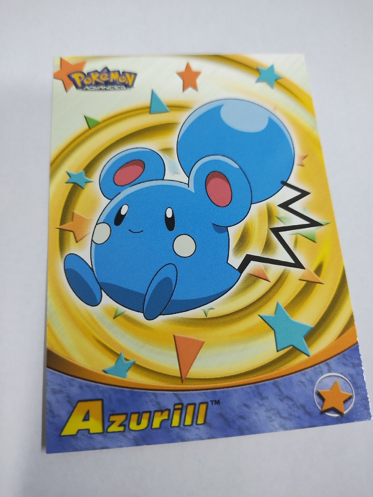 MINT GLOSSY 2003 Topps Pokemon Advanced Azurill #15
