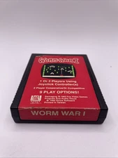 Worm War I (Atari 2600 1982) By 20th Century Fox Video Game Cartridge Tested