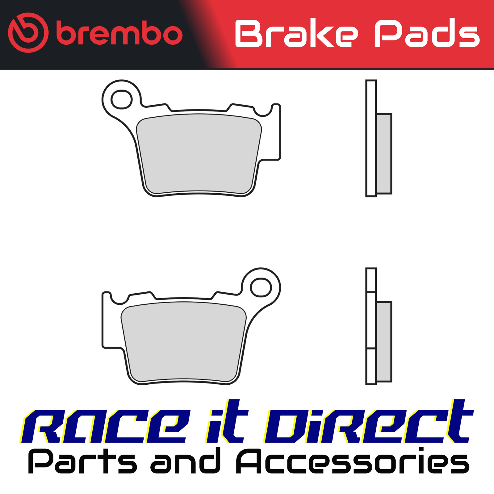 Brake Pads for GASGAS MC 125 2021-2025 Rear Sinter OE Offroad Brembo - Image 28