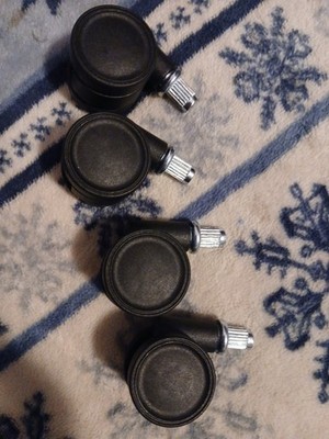 4 Replacement Casters Wheels for STERILITE Plastic Storage Drawers  Cart Bin 360