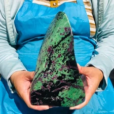 2930g Natural Beautiful Ruby And Emerald Mineral Crystal Specimen Healing 1961