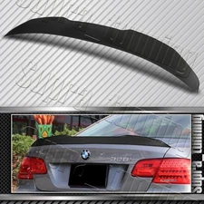 W-Power Primer BLK Rear Trunk Spoiler Wing For 2007-2013 BMW 3-Series Coupe E92