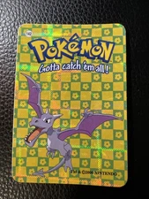 Aerodactyl Pokémon Vintage Prism Vending 2000 Sticker Nintendo Carddass 30 NM