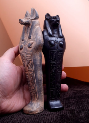 Ancient Egyptian Antiquities Statue of Anubis Pharaonic God of Afterlife Rare BC